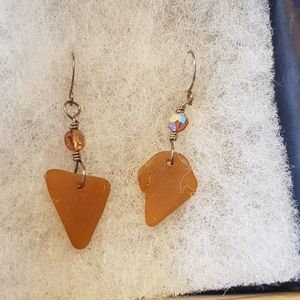 Beach Glass Earrings